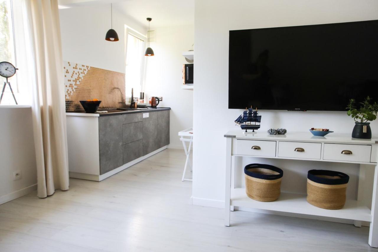 Apartament Szaro Na Bialym Władysławowo エクステリア 写真